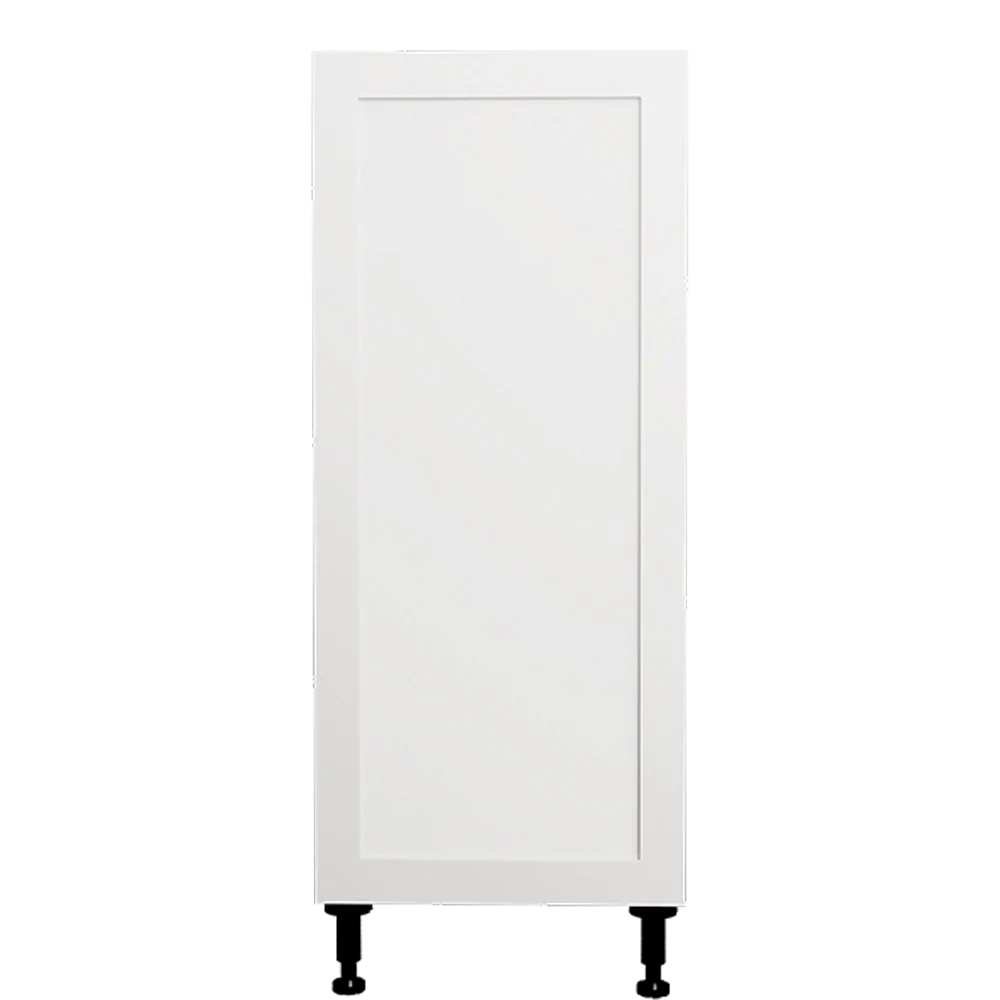 Urbania Collection Assembled Kitchen Cabinet 1 Door Base Cabinet 18 in x 34.75 in x 24 in - Shaker White