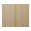 Urbania Collection Assembled Kitchen Cabinet - Sheer Beauty 2 Door Wall Cabinet 36 in x 30 in x 12.5 in - Sheer Beauty
