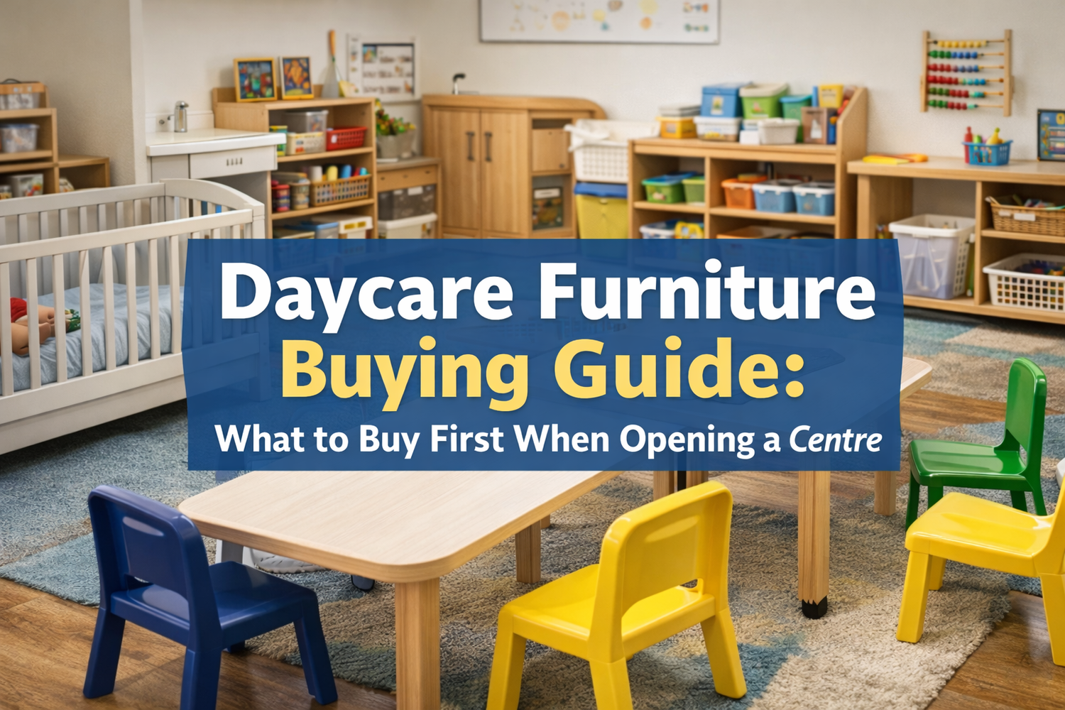 Daycare Furniture Buying Guide: What to Buy First When Opening a Centre
