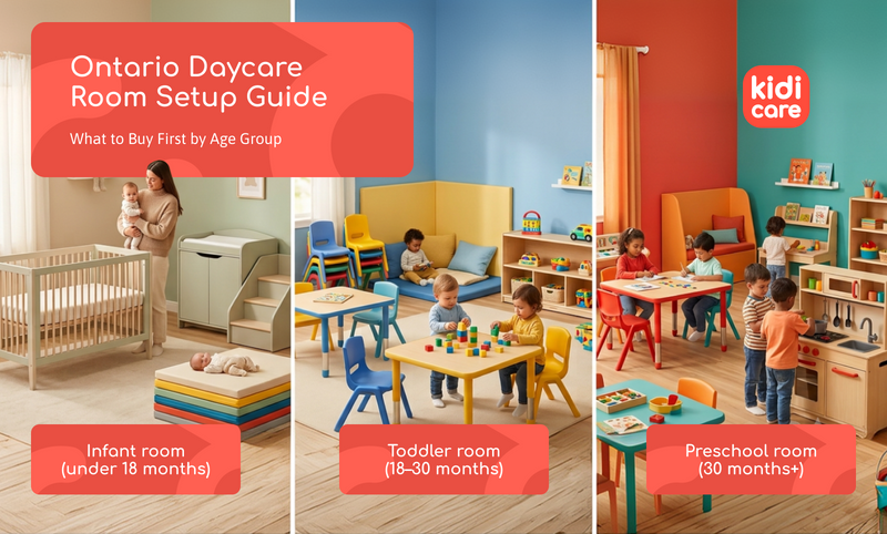 Ontario Daycare Room Setup Guide: What to Buy First by Age Group