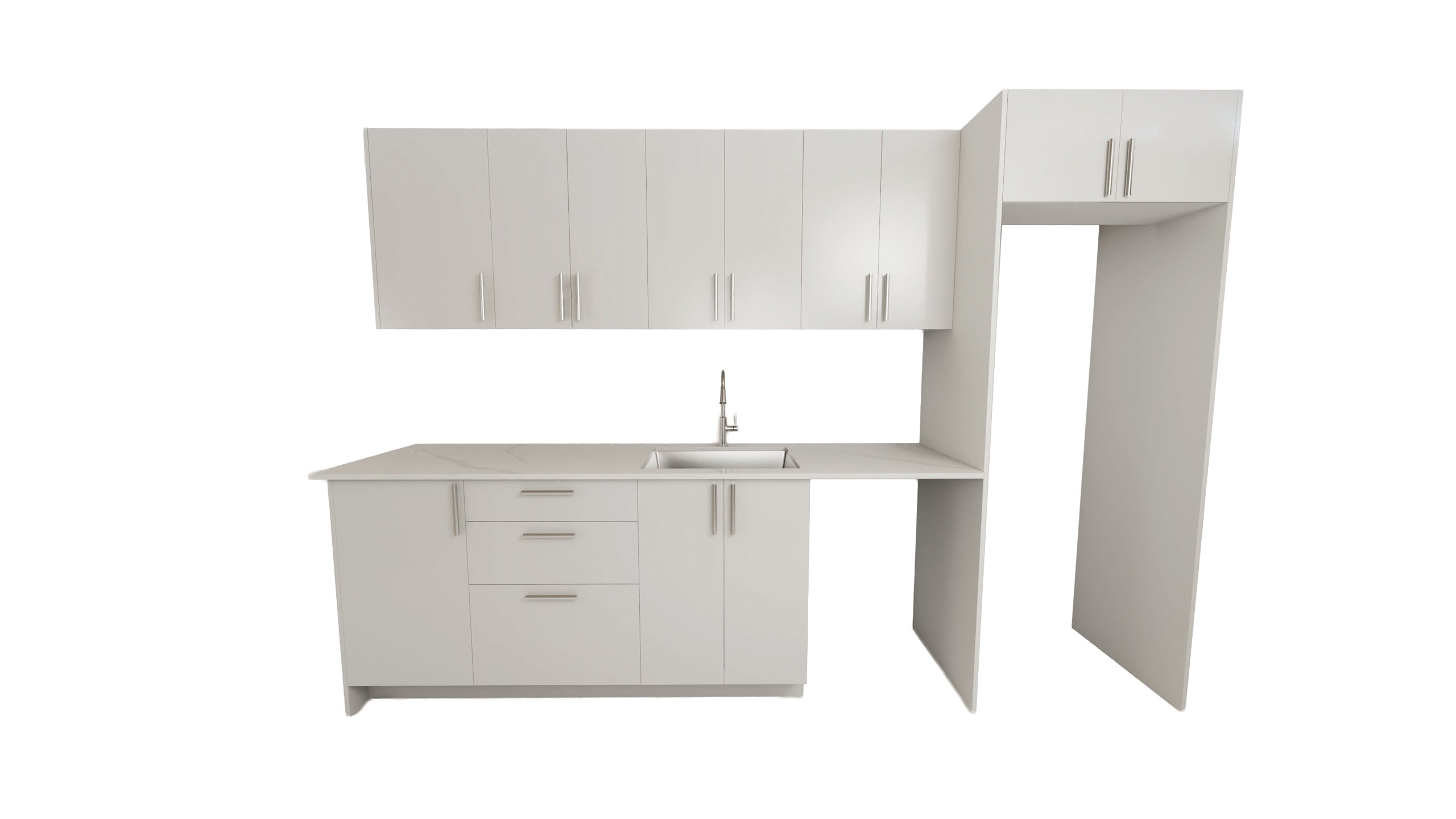 Kitchen Recessed 10 Feet - 5 Colors 10 Feet GLOSSY WHITE