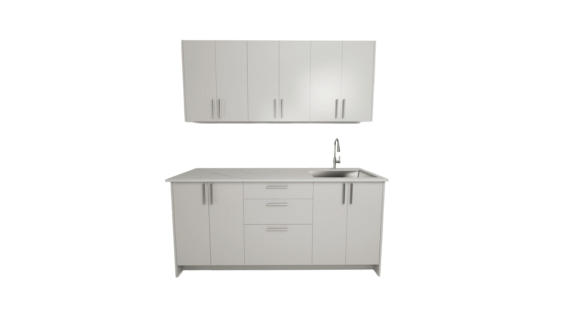 Kitchen 6 Feet - 5 Colors 6 Feet GLOSSY WHITE
