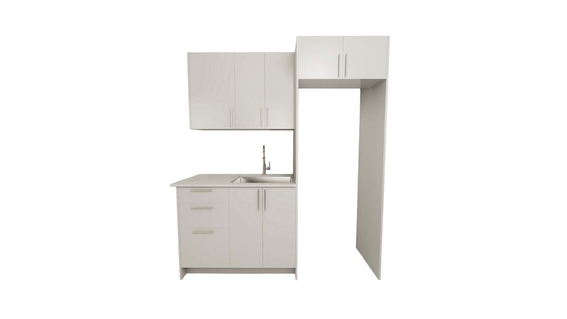 Kitchen Recessed 6 Feet - 5 Colors 6 Feet GLOSSY WHITE