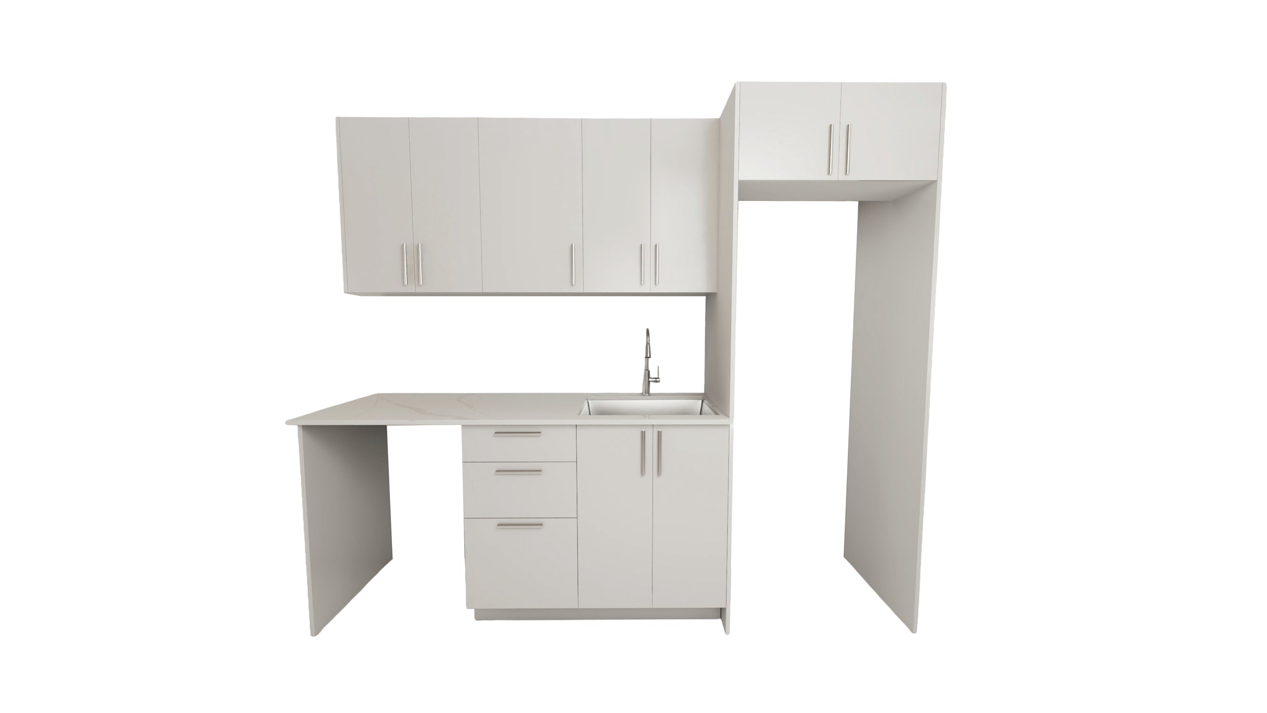 Kitchen Recessed 8 Feet - 5 Colors 8 Feet GLOSSY WHITE