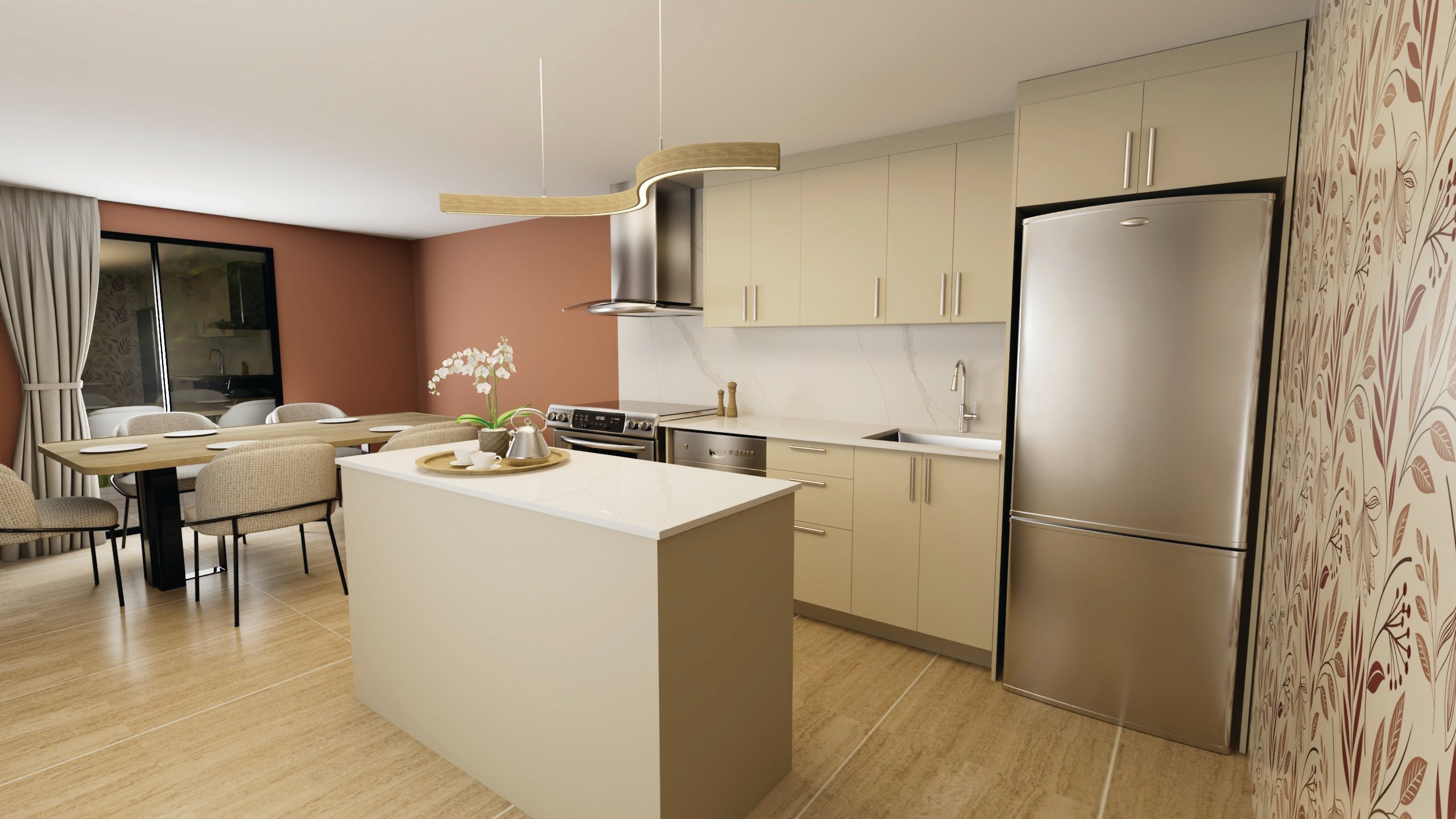 Kitchen Recessed 8 Feet - 5 Colors