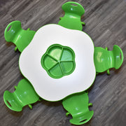 Cloud Table with 5 Metal Chairs Set