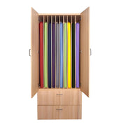 10-Unit Vertical Rest Mat Storage Cabinet