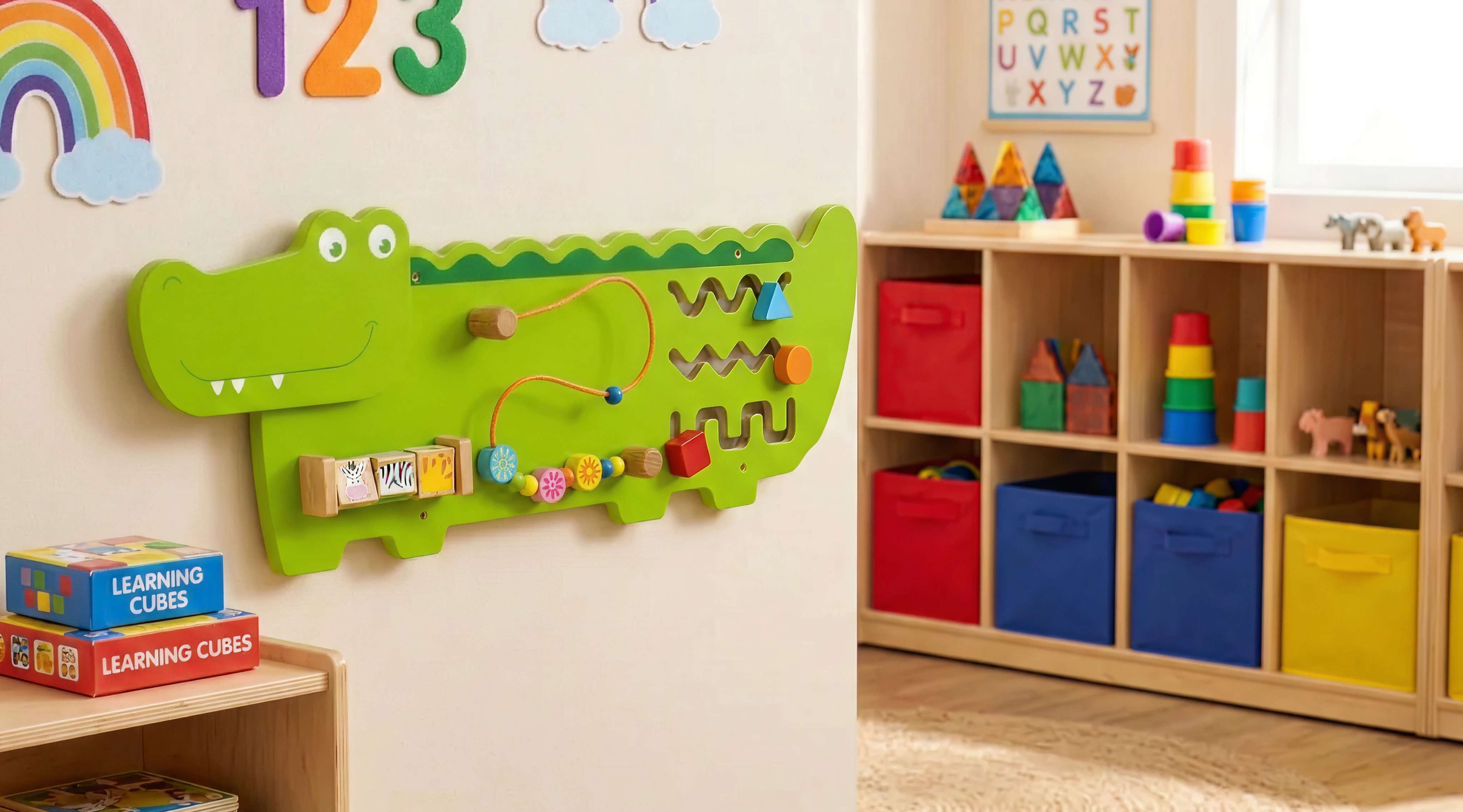 Kidicare - Jouet Mural - Crocodile