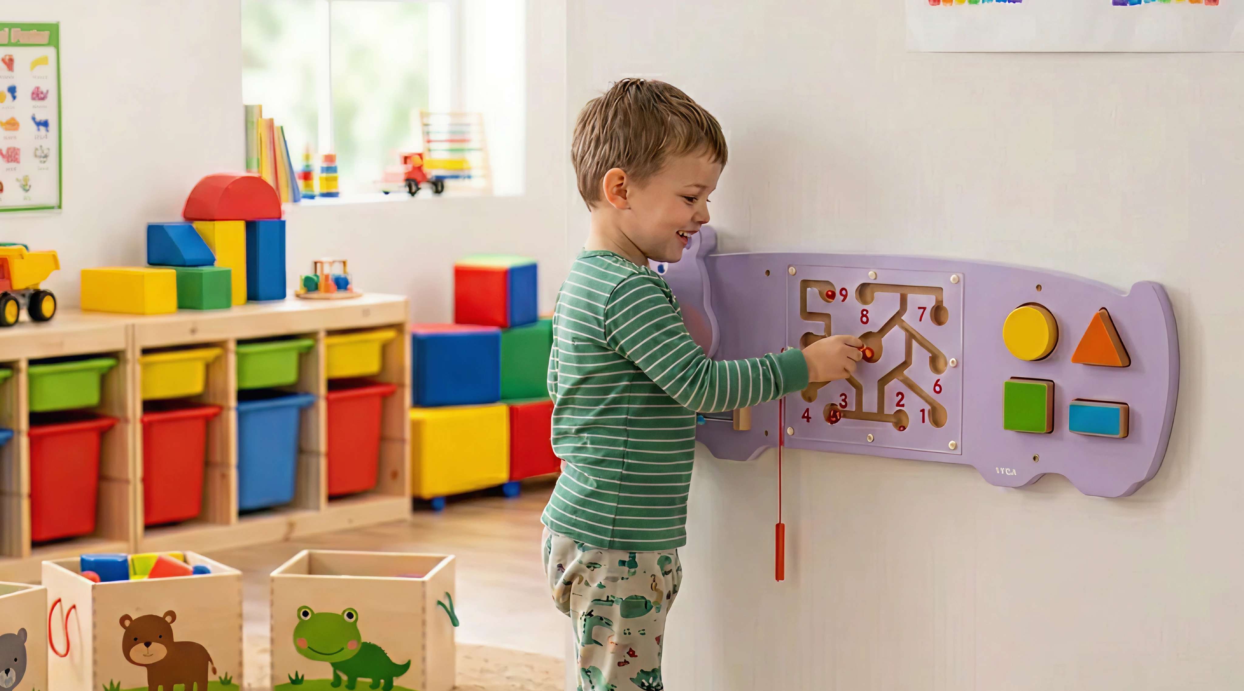 Kidicare - Jouet Mural - Hippopotame