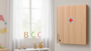 Medical Cabinet with Lock for Daycare First Aid | Kidicare