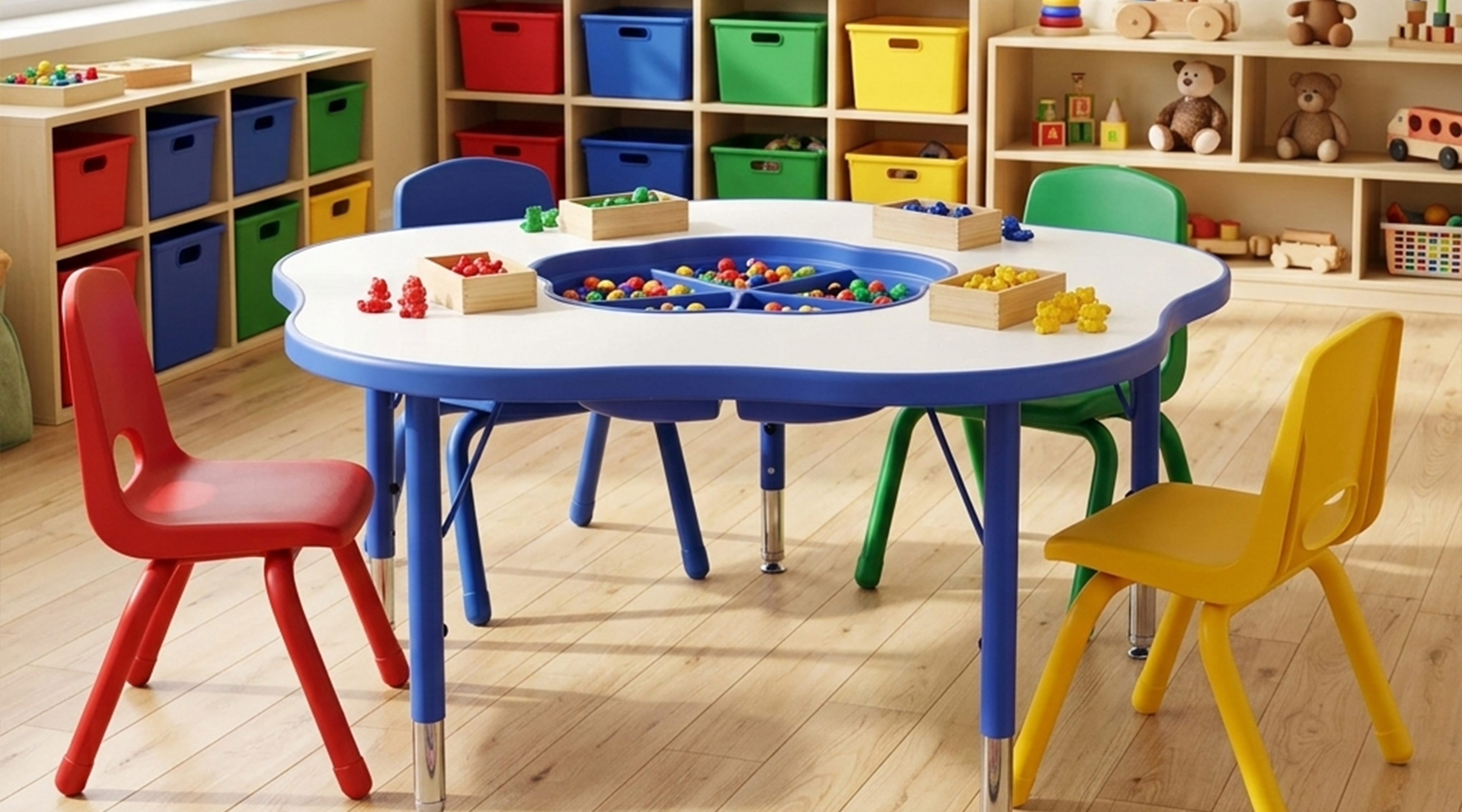 Kidicare - Table Nuage