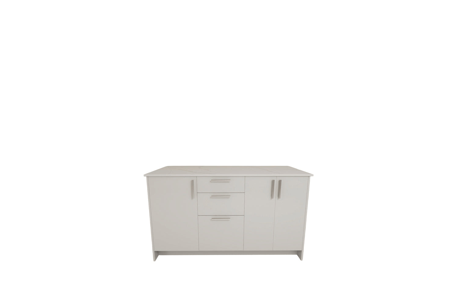Kitchen Island 5 Feet - 5 Colors 5 Feet GLOSSY WHITE