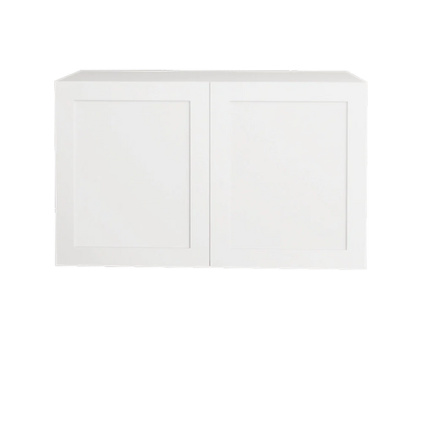 Urbania Collection Armoire de cuisine assemblée au-dessus de la hotte 30 po x 18 po x 12,5 po - Shaker White