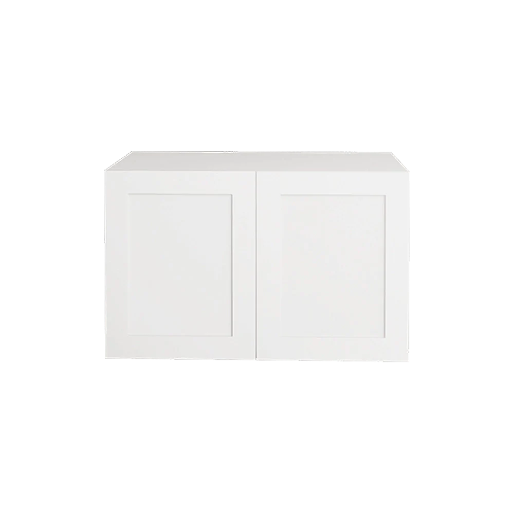 Armoire de cuisine assemblée Urbania Collection sur hotte 24 po x 15 po x 12,5 po - Shaker White