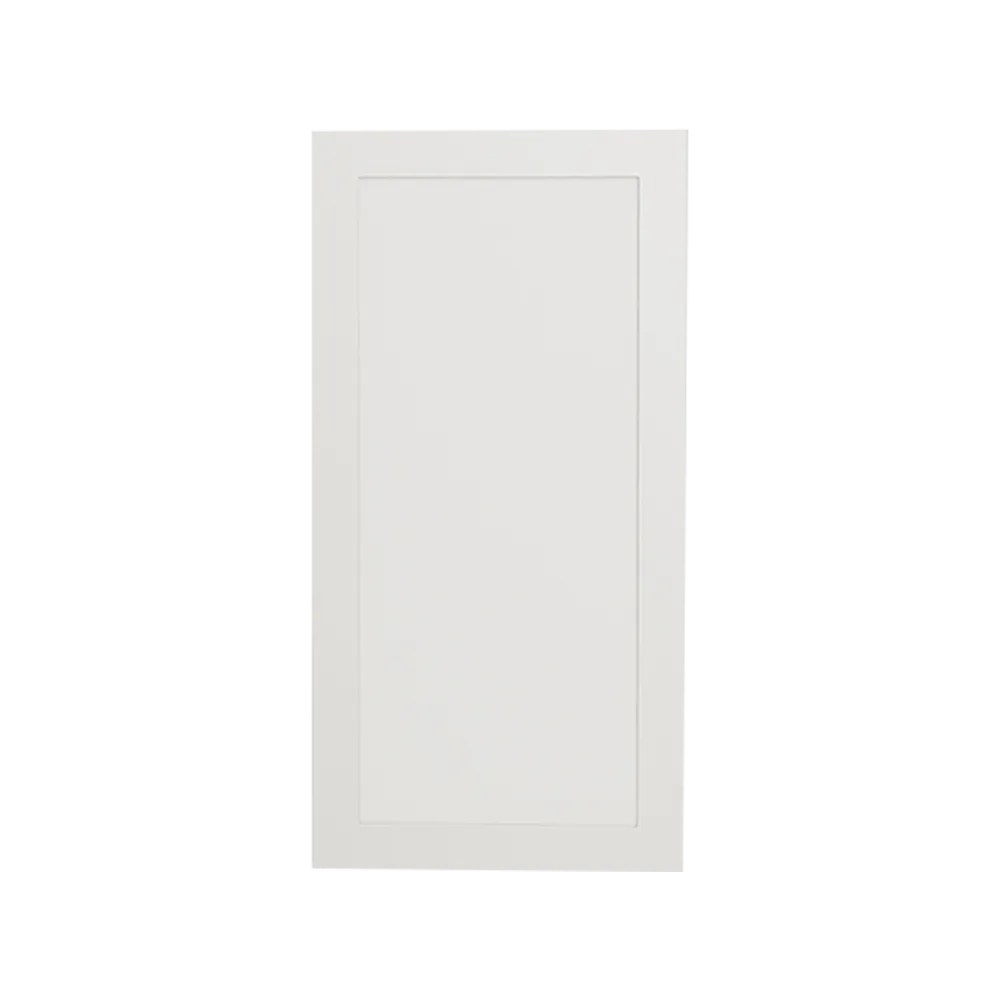 Urbania Collection Assembled Kitchen Cabinet 1 Door Wall Cabinet 15 in x 30 in x 12.5 in - Shaker White