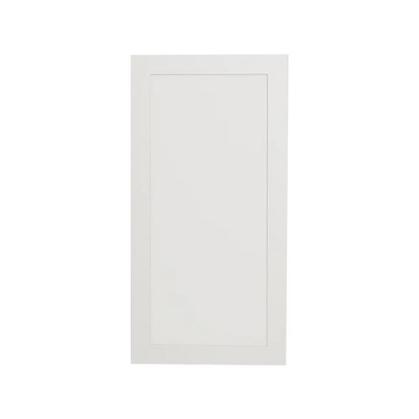 Urbania Collection Assembled Kitchen Cabinet 1 Door Wall Cabinet 15 in x 30 in x 12.5 in - Shaker White