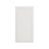 Urbania Collection Assembled Kitchen Cabinet 1 Door Wall Cabinet 15 in x 30 in x 12.5 in - Shaker White