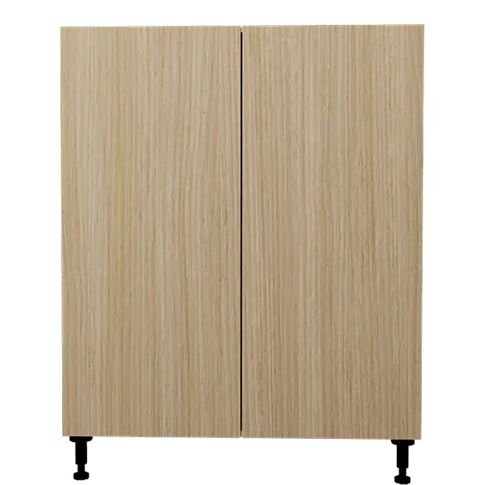Urbania Collection Assembled Kitchen Cabinet - Sheer Beauty 2 Door Base Cabinet 36 in x 34.75 in x 24 in - Sheer Beauty