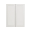 Urbania Collection Assembled Kitchen Cabinet 2 Door Wall Cabinet 24 in x 30 in x 12.5 in - Shaker White