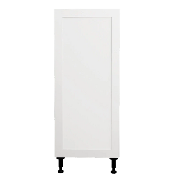 Urbania Collection Assembled Kitchen Cabinet 1 Door Base Cabinet 15 in x 34.75 in x 24 in - Shaker White