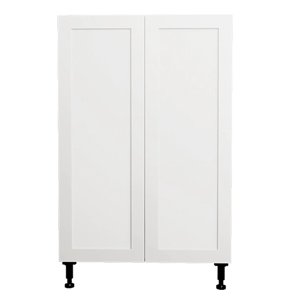 Urbania Collection Assembled Kitchen Cabinet 1 Door Base Cabinet 18 in x 34.75 in x 24 in - Shaker White