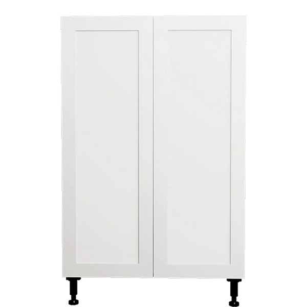 Urbania Collection Assembled Kitchen Cabinet 1 Door Base Cabinet 18 in x 34.75 in x 24 in - Shaker White