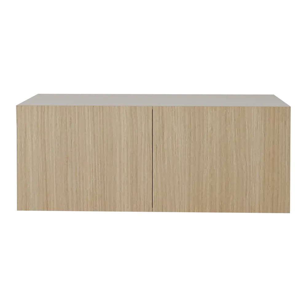 Urbania Collection Assembled Kitchen Cabinet - Sheer Beauty Over-the-Fridge Cabinet 36 in x 14 in x 12.5 in - Sheer Beauty