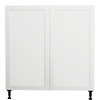 Load image into Gallery viewer, Urbania Collection Assembled Kitchen Cabinet 2 Door Base Cabinet 36 in x 34.75 in x 24 in - Shaker White