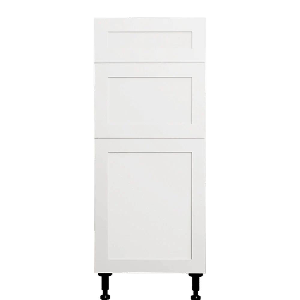 Urbania Collection Assembled Kitchen Cabinet 2 Door Base Cabinet 36 in x 34.75 in x 24 in - Shaker White