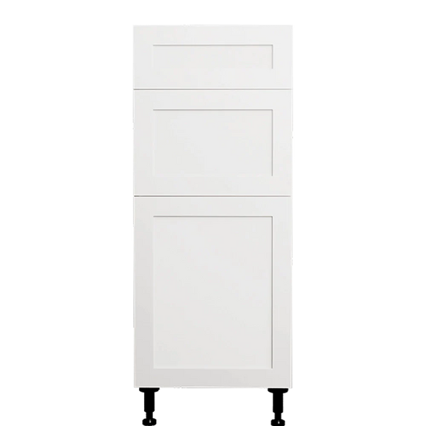 Urbania Collection Assembled Kitchen Cabinet 2 Door Base Cabinet 36 in x 34.75 in x 24 in - Shaker White