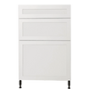 Load image into Gallery viewer, Urbania Collection Assembled Kitchen Cabinet 3 Drawers Base Cabinet 18 in x 34.75 in x 24 in - Shaker White