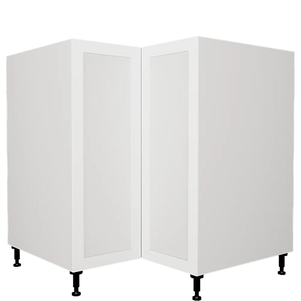 Armoire de cuisine assemblée Urbania Collection Armoire de base en coin 33 po x 34,75 po x 24 po - Blanc Shaker