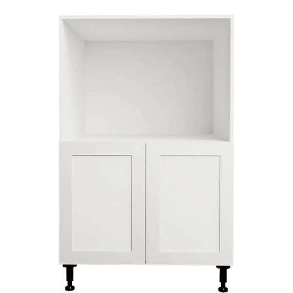 Urbania Collection Armoire de cuisine assemblée 1 porte Armoire inférieure en coin 36 po x 34,75 po x 24 po - Shaker White