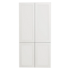 Urbania Collection Assembled Kitchen Cabinet Pantry Cabinet 24 in x 49.5 in x 24 in - Shaker White