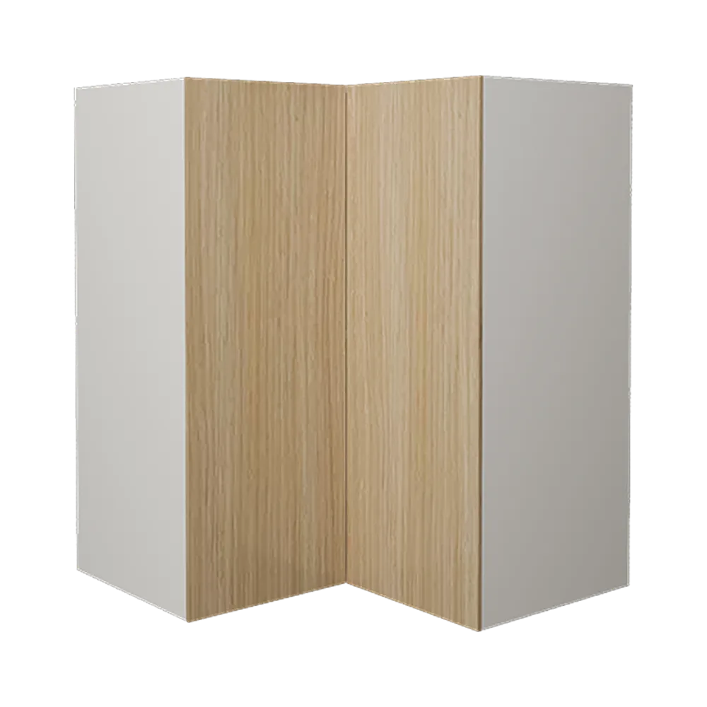 Urbania Collection Assembled Kitchen Cabinet - Sheer Beauty Corner Wall Cabinet 24 in x 30 in x 12.5 in - Sheer Beauty