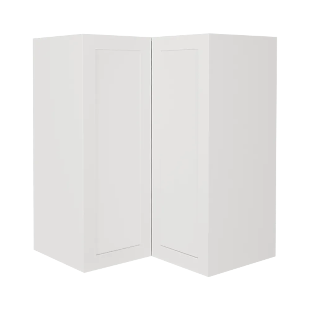 Urbania Collection Assembled Kitchen Cabinet Corner Wall Cabinet 24 in x 30 in x 12.5 in - Shaker White