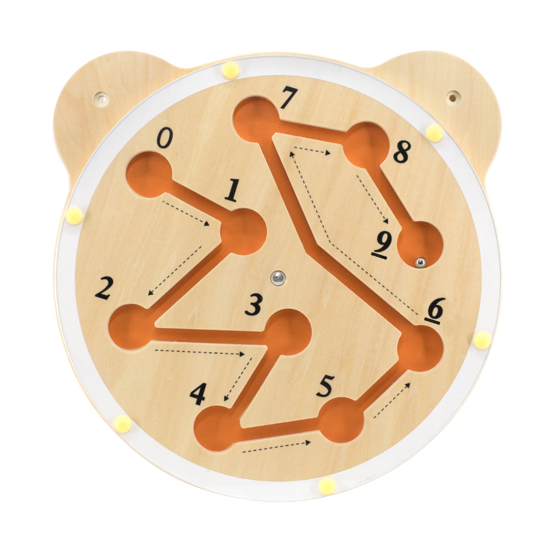 Kidicare - Jouets muraux Tête d'ours (Série-Pack de 6）