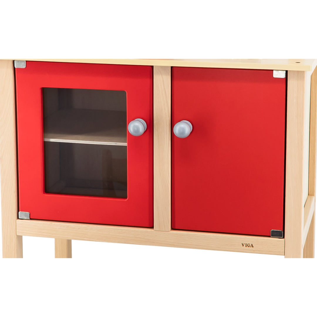 Kidicare Red Kitchen with Accessories