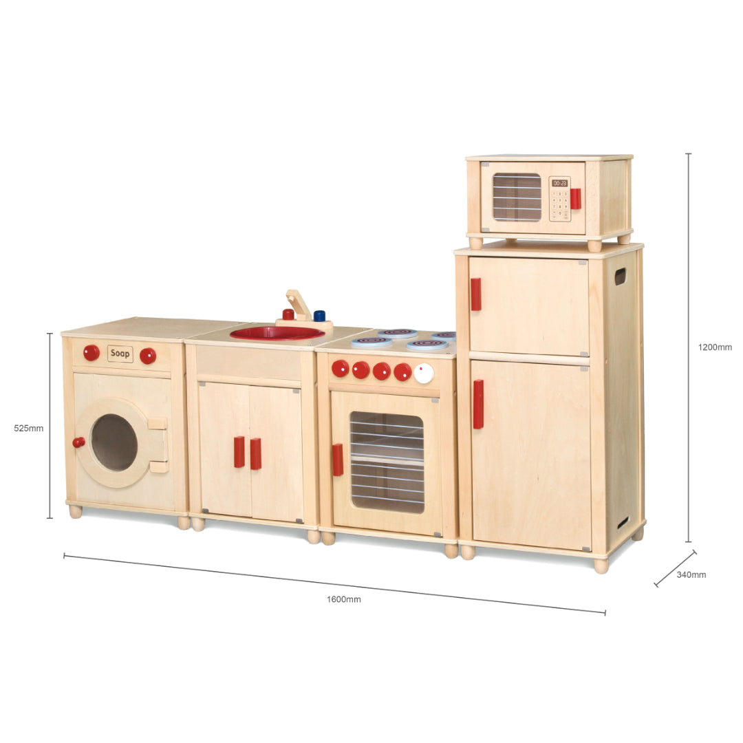 Kidicare - Kitchen Set Natural (5pcs)