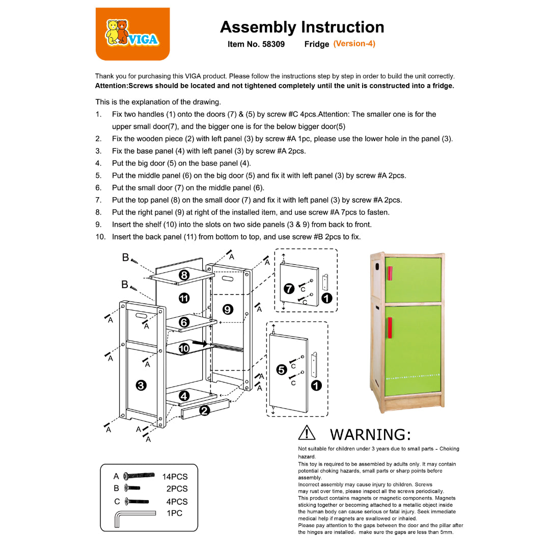 Kidicare 5 pcs Kitchen Set